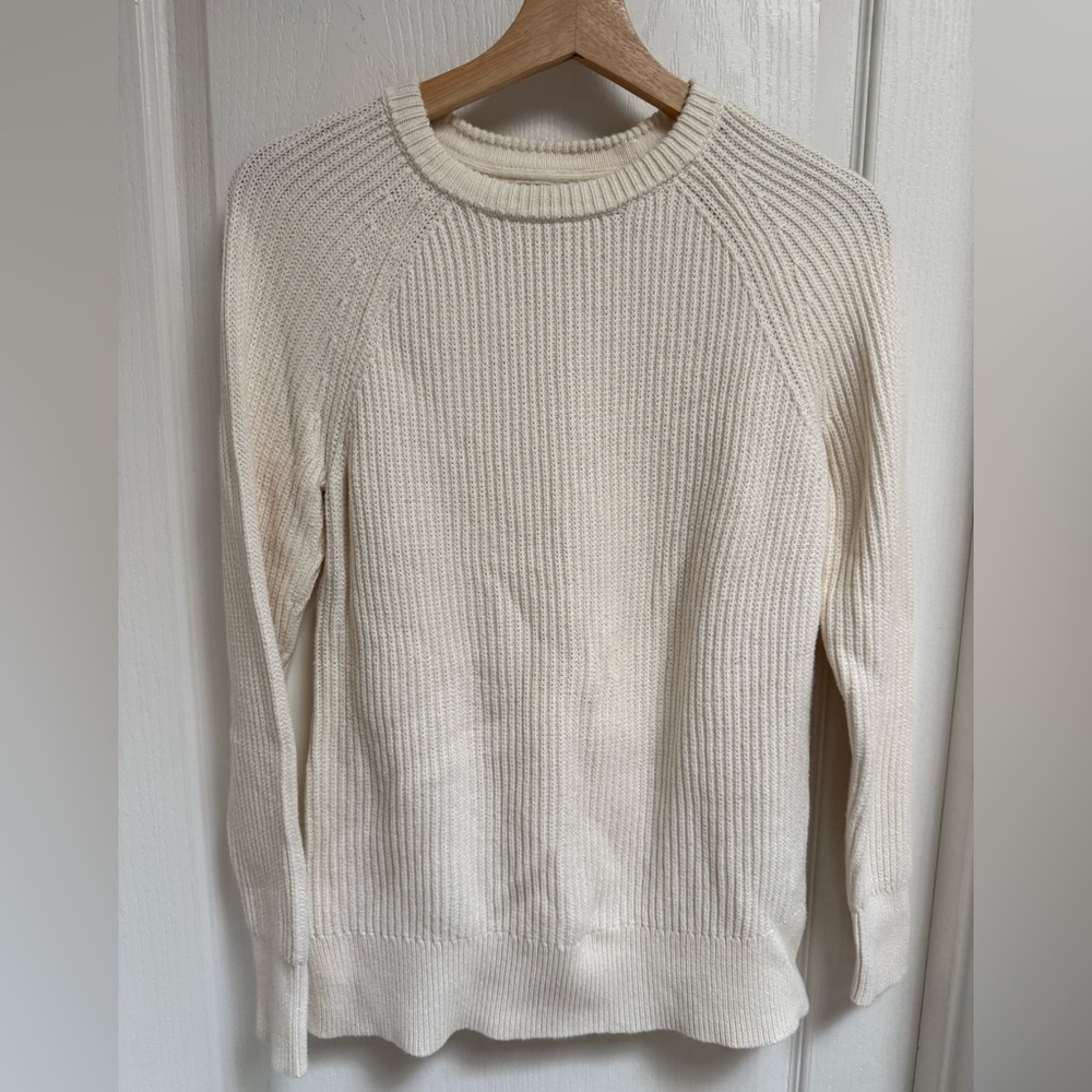 LL Bean XS Fisherman Cotton Sweater